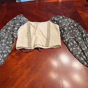 Anthropologie FOREVER THAT GIRL Cropped Top Sz M